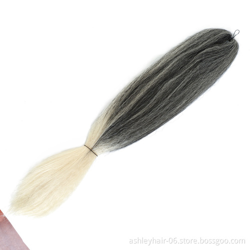 Promotion Synthetic Fiber Gradual Change Rainbow Kanekalon Hair Jumbo Braid Colors